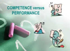 competence v performance competency and performance