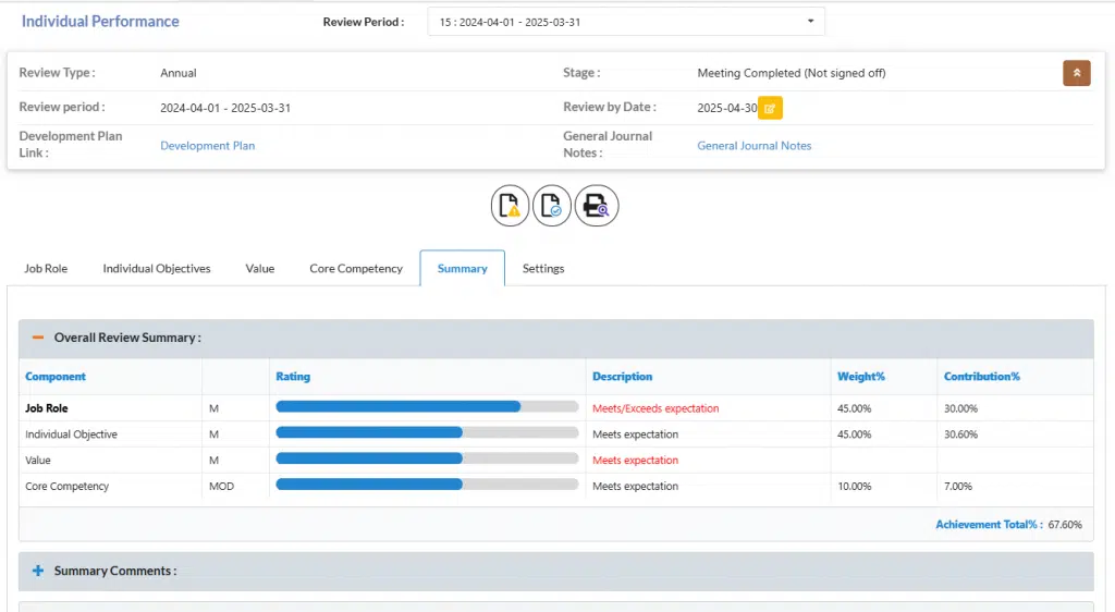 Review Summary Review Summary