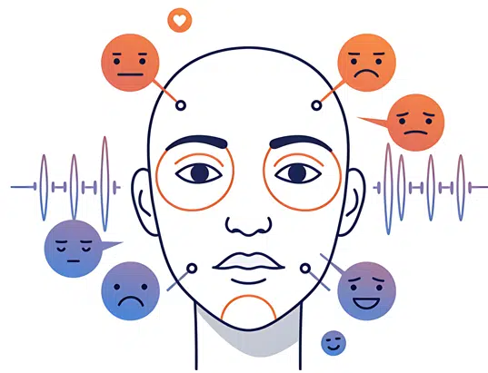 detecting emotion from facial or auditory cues