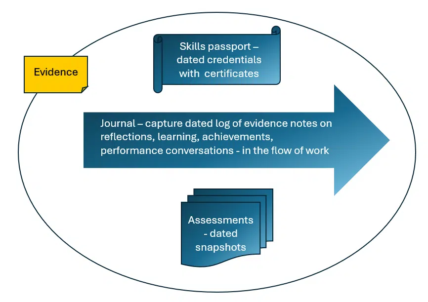 journal, capability passport & assesments evidence gathering - journal, capability passport and assessments