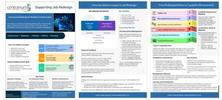 Centranum Job Redesign factsheet Centranum job redesign factsheet